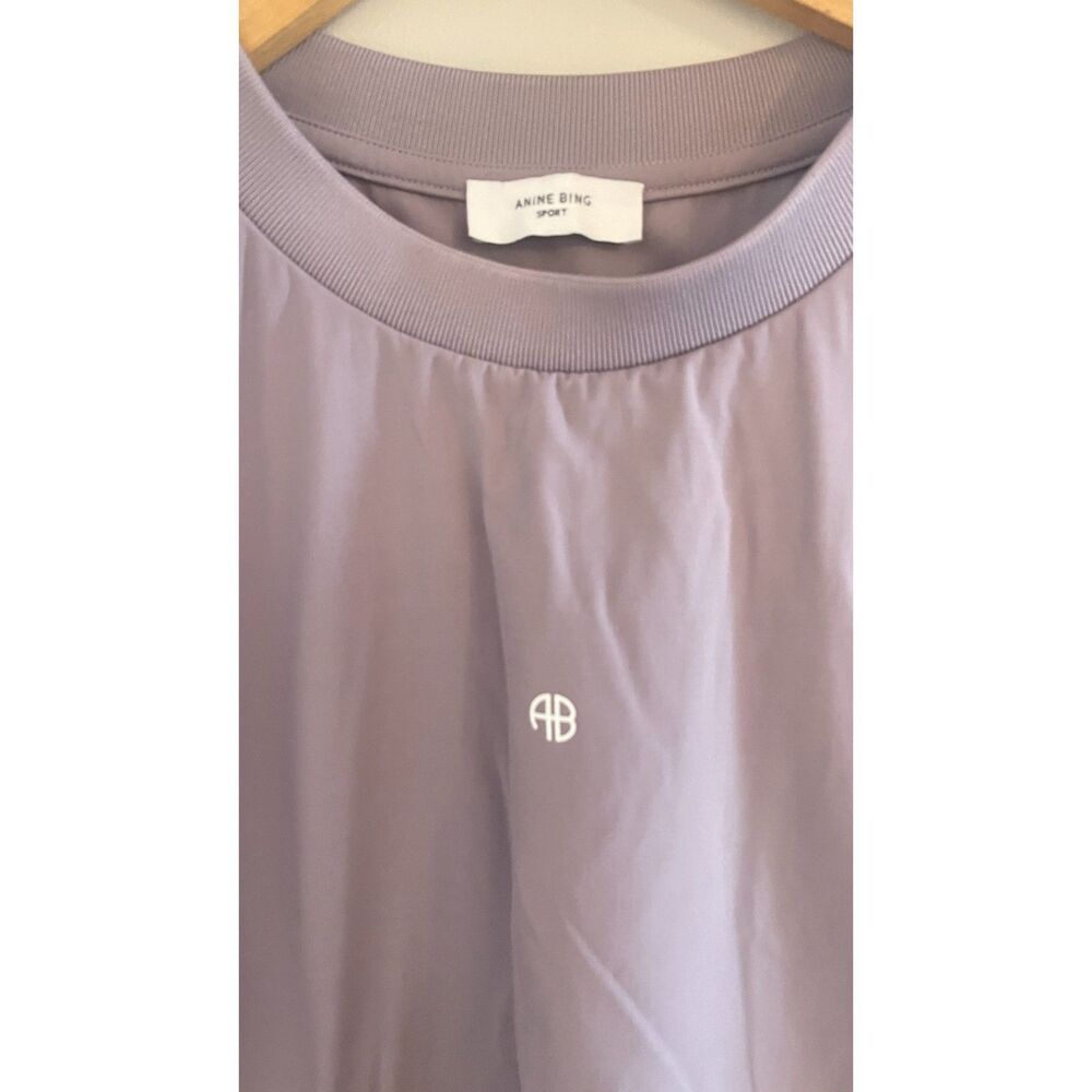 Anine Bing Purple Crop Top - Picture 6 of 7